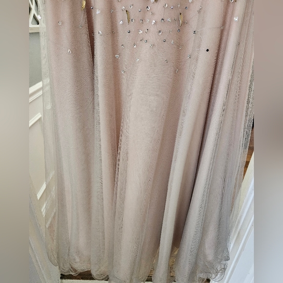 Terani Couture Prom Gown Dress, Nude Size 10 - Picture 9 of 11